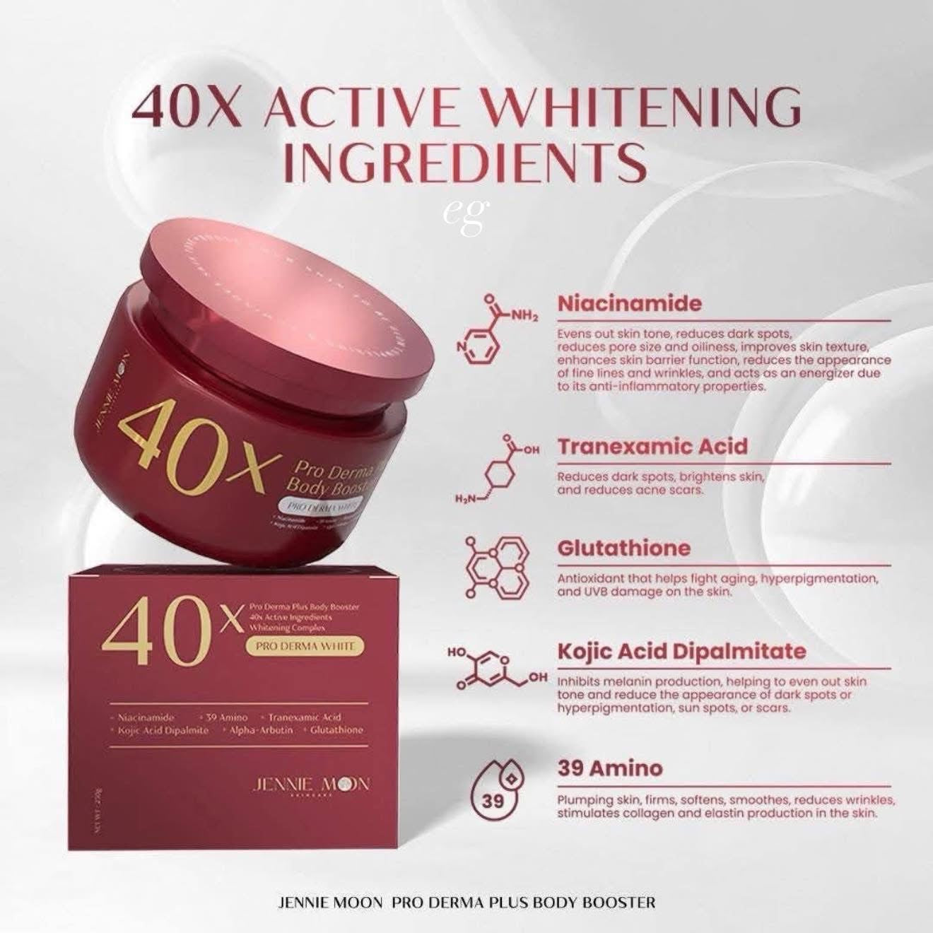 Jennie Moon 40X Pro Derma Plus Body Booster - Lightweight Gel 