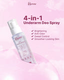 KSerene 4-in-1 Underarm Deo Spray 60ml – Brightening, Anti-Odor, Sweat Control & Smoothing