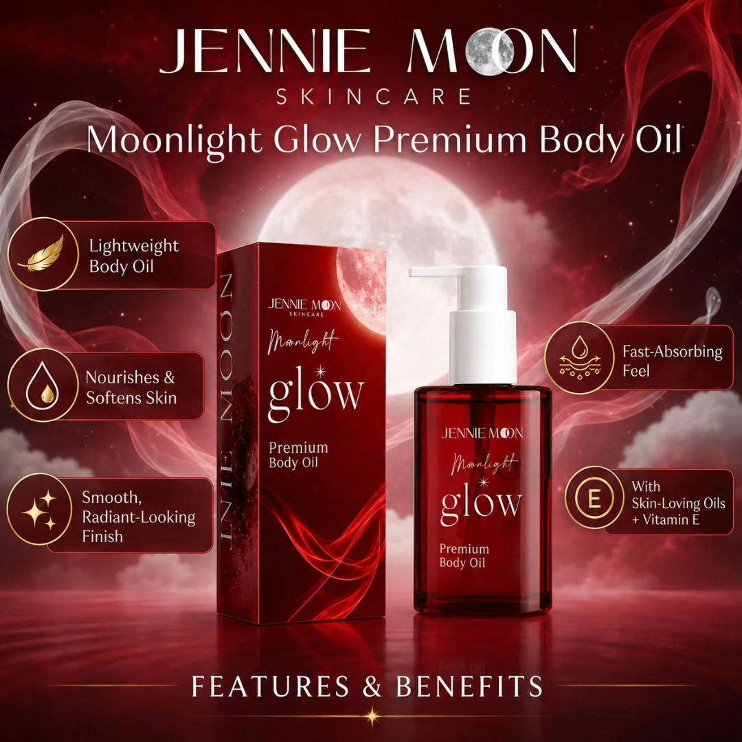 Jennie Moon Moonlight Glow Premium Body Oil 150ml – Natural Oils