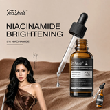 TeaShell 5% Niacinamide Brightening Serum 30ml – With Ascorbic Acid, Alpha-Arbutin & Hyaluronic Acid