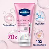 VASELINE Healthy Bright Gluta-Hya Serum Burst Lotion Dewy Radiance 290ml