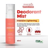 Organic Skin Japan Intensive Whitening Underarm Deo Mist Under Arm Deodorant Spray (60ml)
