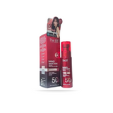 The Elf Nano White Dose 5C hair dye bottle and its retail box, featuring a red and black design with a model photo on the packaging, set against a plain white background.