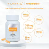 NUWHITE S-Acetyl Glutathione 200mg – Superior Bioavailable Form with Marine Collagen & Vitamin C