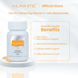 NUWHITE S-Acetyl Glutathione 200mg – Superior Bioavailable Form with Marine Collagen & Vitamin C