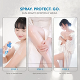 Mirai PDRN SPF30 Lotion Mist Hokkaido Milk | Moisturizing Sun Protection | Lightweight Body 100mlLotion
