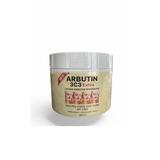 Jar of Arbutin 3C3 Extra lotion on a white background
