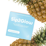 Sip2Glow Advanced Brightening Drink – 4-in-1 Brightening Complex with White Tomato, Glutathione, Niacinamide & Hyaluronic Acid (7 Sachets)