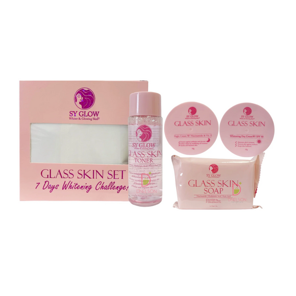 Y GLOW Glass Skin Set – Skincare set for smooth, radiant, and dewy skin