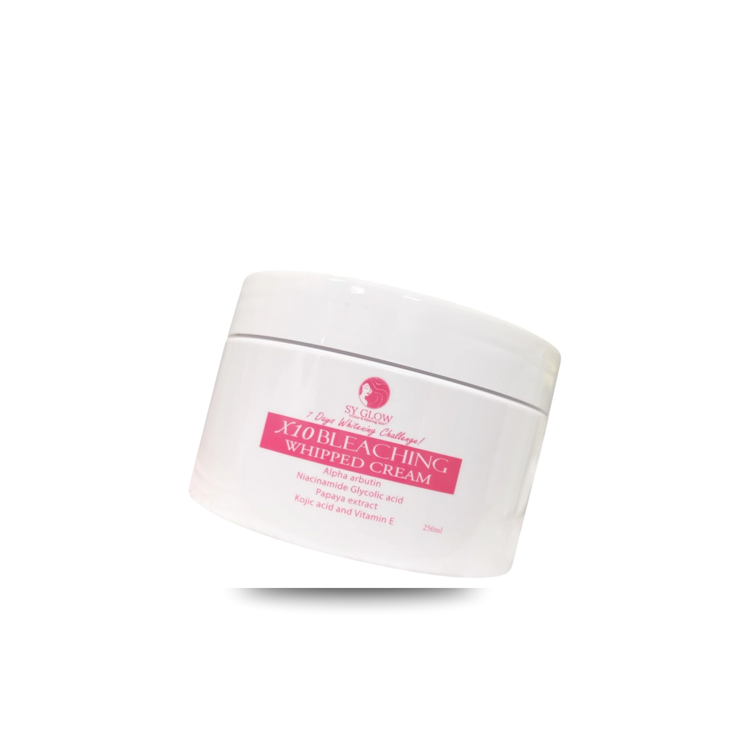 SY GLOW X10 Whipped Cream – Brightening Face & Body Cream