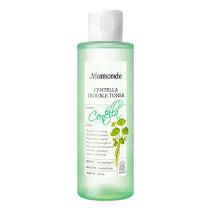 Mamonde Centella Asiatica Face Vegan Toner for Troubled, Irritated Skin, Smooth Exfoliation with Natural BHA