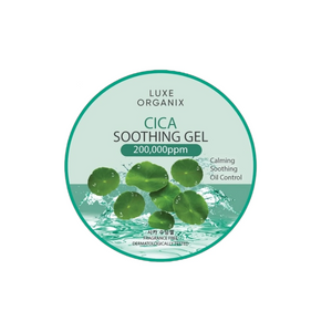 LUXE ORGANIX Cica Soothing Gel 300ml - The Ultimate Solution for Sensitive Skin