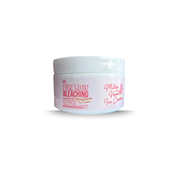 G21 Pure Kojic Bleaching Scrub - Milky Vanilla Ice Cream, 300g