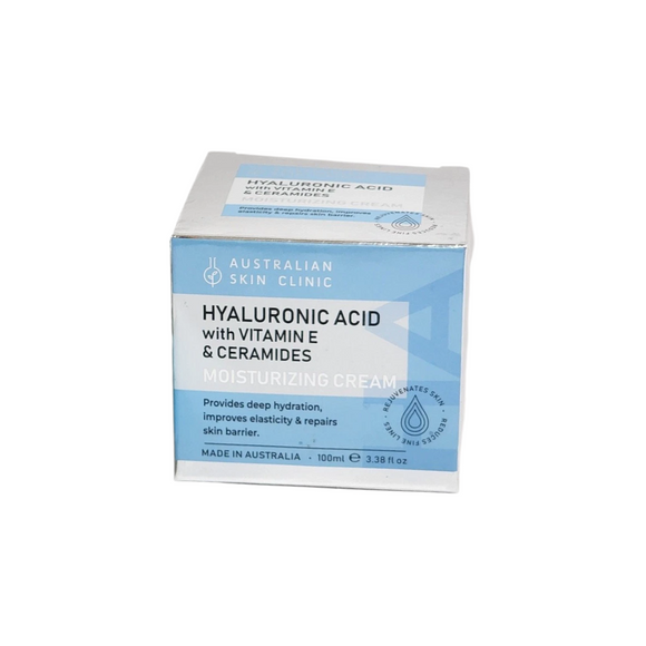Australian Skin Clinic Hyaluronic Acid with Vitamin E & Ceramides 100ml