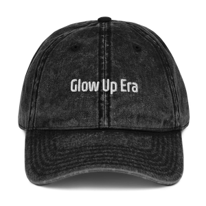 Glow Up Era  Embroidered Vintage Cap