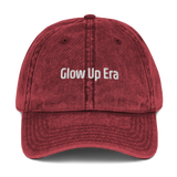 Glow Up Era  Embroidered Vintage Cap