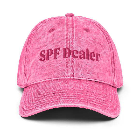 SPF DEALER DENIM VINTAGE Embroidered Cap