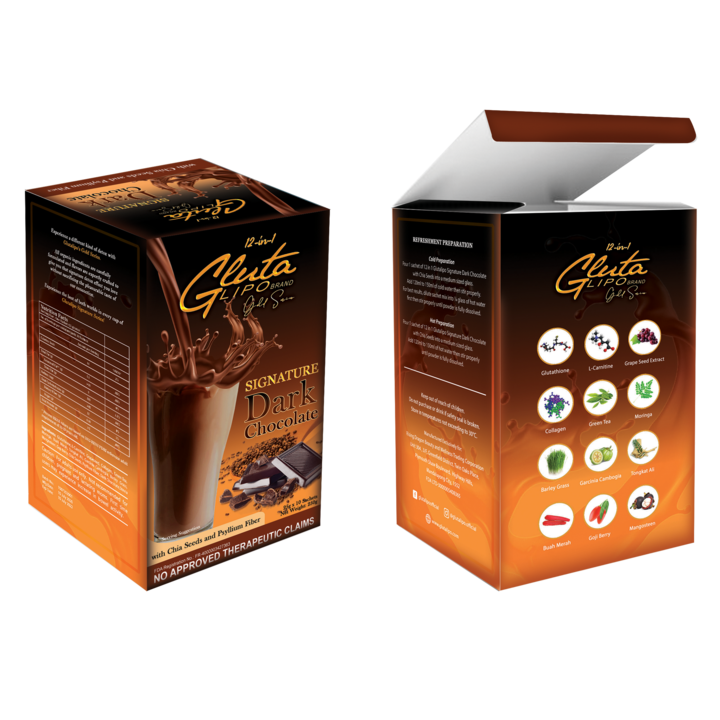 Glutalipo Gold Series Signature Dark Chocolate Skin Vitality USA Glutalipo Gold Series Signature Dark Chocolate Skin Vitality USA