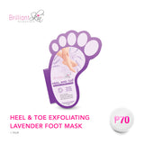Heel & Toe Exfoliating Lavender Foot Mask (Per Sachet) 1 pair