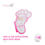 Heel & Toe Exfoliating Milk Foot Mask (Per Sachet)