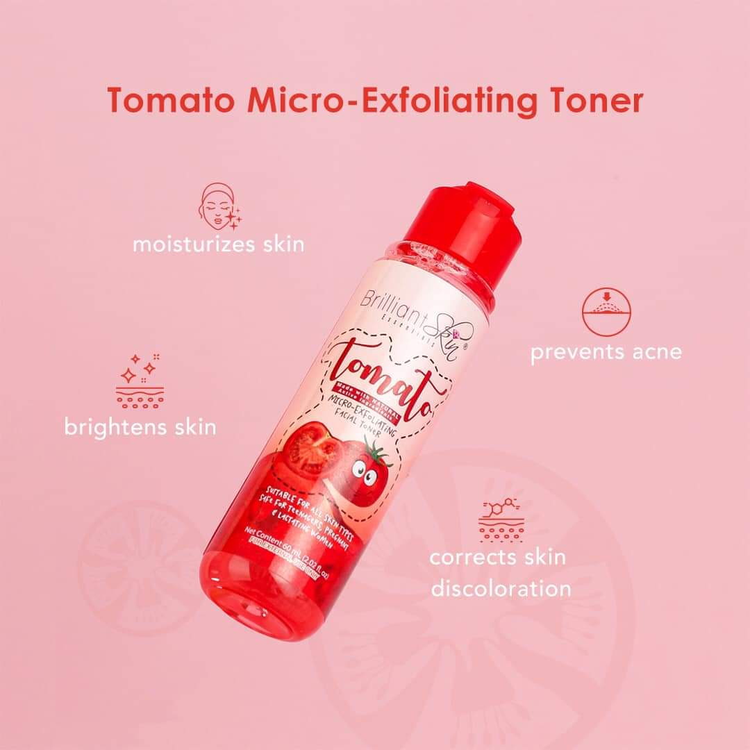 トライアルセット・サンプル tomato facial set & natureglow Brilliant Skin Essentials Tomato Micro-Exfoliating Facial