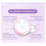 Adorn Blueberry Scrub - Exfoliating and Hydrating Scrub with Pro-Retinol, Omega 9, and Collagen for Brighter, Healthier, and Acne-free Skin-250ml