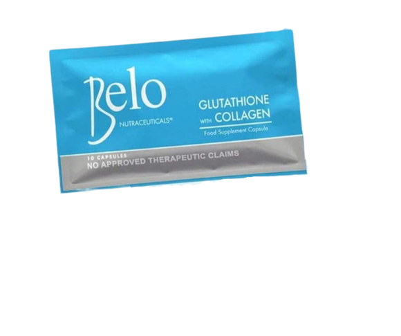 Belo Nutraceuticals Glutathione + Collagen 10 Capsules