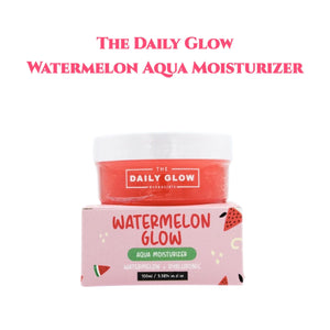 The Daily Glow Essentials Watermelon Glow Aqua Moisturizer, Watermelon & Hyaluronic Acid, 100g