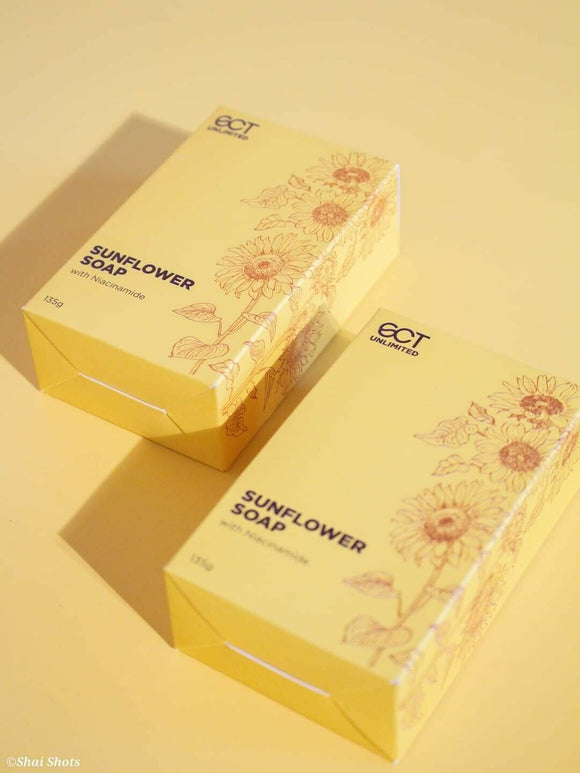 Skin Can tell Unlimited’s Sunflower Soap with Niacinamide.
